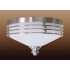 V6952-33 Avila 2-light Brushed Nickel Flush Mount Ceiling Fixture