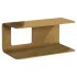 WHI-AELM100N Aeri large dual shelf wall mount wood structure