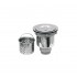 WHI-NRNW35A-SS Basket strainer with deep removable basket