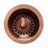 WHI-RNW35L-ACO 3 1/2" Basket strainer for deep fireclay application