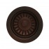 WHI-RNW35L-MB 3 1/2" Basket strainer for deep fireclay application