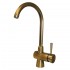WHI-WH16606-AB Evolution arcade single hole/single lever mixer with a gooseneck swivel spout
