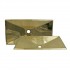 WHI-WH2513CV-POLISHED BRASS Copperhaus rectangular above mount basin with a smooth texture