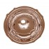 WHI-WH613CBL Round Fluted design drop-in basin with overflow