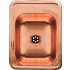 WHI-WH691CBL Rectangular copper drop-in entertainment/prep sink with a smooth surface