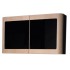 WHI-WHAEMN02 Aeri double door medicine cabinet with mirror doors and two shelves