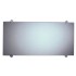 WHI-WHE3CR-15 New Generation frameless rectangular shaped mirror with round polished stainless steel wall mount supports