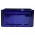 WHI-WHFLCON2018-BLUE Reversible series fireclay sink with Concave front apron one side and fluted front apron on other