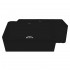 WHI-WHFLQ3018-BLACK Quatro Alcove reversible fireclay sink with a fluted front apron and a decorative 2 1/2" lip on one side and a fluted front apron on the opposite side