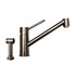 WHI-WHFX2125STS FX Navigator single extended lever handle faucet with matching solid stainless steel side spray