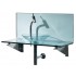 WHI-WHIMAGE-G New Generation transparent glass L-shaped top system with glass above mount contact basin and polished stainless steel