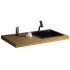 WHI-WHKEEP02Z Aeri wall mount counter top unit with square opening on right for a drop-in basin