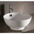 WHI-WHKN1051 Isabella round above mount basin with overflow and center drain