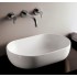 WHI-WHKN1080 Isabella oval above mount basin with a center drain