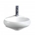 WHI-WHKN1137 Isabella oval wall mount basin with center drain