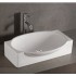 WHI-WHKN4014 Isabella rectangular above mount basin with integrated oval bowl and a center drain
