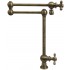 WHI-WHKPFDCR3-9555-AB Vintage III patented deck mount pot filler with cross handles and swivel aerator