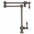 WHI-WHKPFDLV3-9555-BN Vintage III patented deck mount pot filler with lever handles and swivel aerator