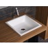 WHI-WHLVQUCERABL Aeri square porcelain drop-in basin