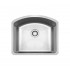 WHI-WHNC2321 Noah's Collection Brushed Stainless Steel Chefhaus Series single bowl undermount sink