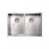 WHI-WHNCM2920EQ Noah's Collection Brushed Stainless Steel commercial double bowl undermount sink