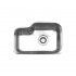 WHI-WHNU1913 Noah's Collection Brushed Stainless Steel single bowl undermount sink