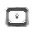 WHI-WHNU2016 Noah's Collection Brushed Stainless Steel single bowl undermount sink