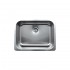 WHI-WHNU2519 Noah's Collection Brushed Stainless Steel single bowl undermount sink
