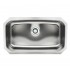 WHI-WHNU2917 Noah's Collection Brushed Stainless Steel Undermount Retangular Sink