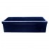 WHI-WHQ530-BLUE Quatro Alcove reversible fireclay sink with decorative 2 1/2" lip on one side and 2" lip on other