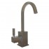 WHI-WHSQ-H003-BN Q-Haus contemporary square design instant hot water dispenser with gooseneck spout and self closing handle
