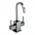WHI-WHSQ-HC003-C Q-Haus contemporary square design instant hot/cold water dispenser with gooseneck spout and self closing hot water handle