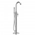 WHI-WHT7368S-C Freestanding single lever tub filler with integrated diverter valve and hand held shower