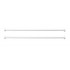 WHI-WHUMSB Undermount installation kit includes two 1" metal rods and four flanges with screws